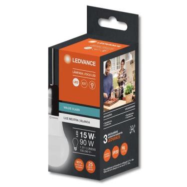 Imagem de Lampada led cla90 15w 4000k 1311lm biv e27 - osram, 100-240V