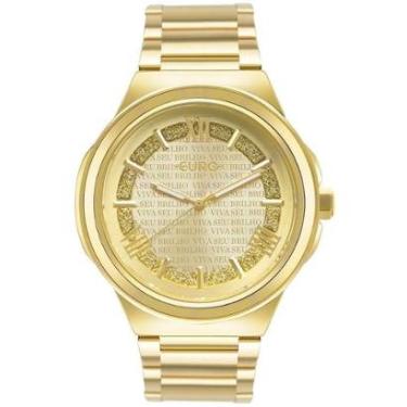Imagem de Relógio Euro Feminino Glitz Dourado - EU2036YTC/4D EU2036YTC/4D-Unissex