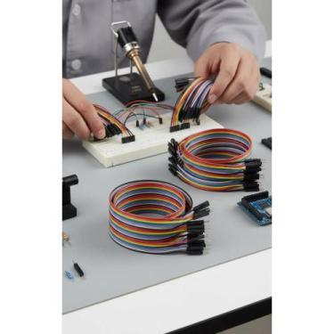 Imagem de Kit 120 Cabos Jumper 20cm Arduino: Mxf, Mxm, Fxf - Congratulations Sto