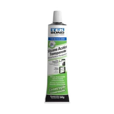 Imagem de 1 Kit Silicone Acético Incolor 50g Tekbond