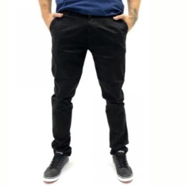 Imagem de Calça Individual Esporte Fino Slim Masculina, 42, Preto