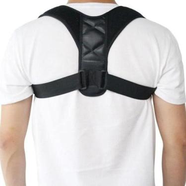 Imagem de Corretor Postural Unisex Alinhamento Ombro Coluna Ajustável - OUTRAS M