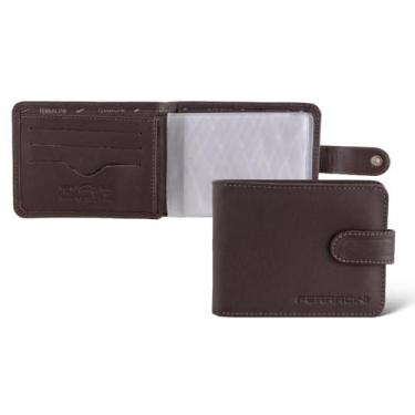 Imagem de Carteira Couro Ferracini Masculina CFB023, Café