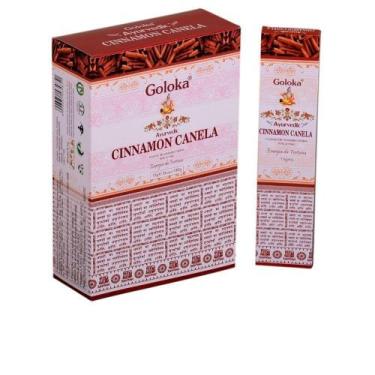 Imagem de Incenso Goloka Cinnamon Canela - Loja Da Índia