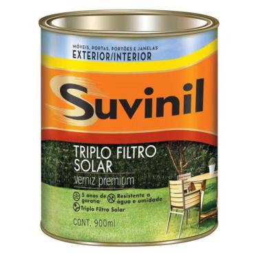 Imagem de Verniz Suvinil Triplo Filtro Solar Fosco 900ml