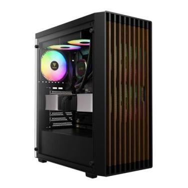 Imagem de Gabinete Gamer Gamdias Aura GC4 Elite 3 Fans ARGB S/Fonte Mid Tower Pr