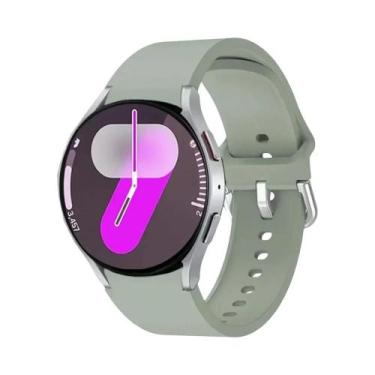 Imagem de Pulseira De Silicone Para Samsung Galaxy Watch 40mm 44mm 45mm Sem Espa