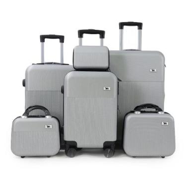 Imagem de Kit 6 Malas Bordo, Despacho E Frasqueiras - Diversos Modelos M5 - Poof