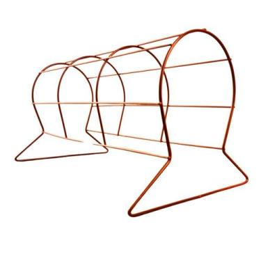 Imagem de Expositor Porta Tiara Arco E Laço Organizador Balcão 30cm Rose Gold - 