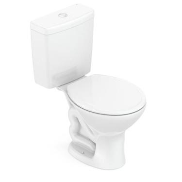 Imagem de Kit de Bacia com Caixa Acoplada 6 Litros Saveiro Branco Celite