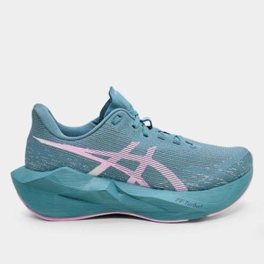 Imagem de Tênis Asics Novablast 6 Feminino, Roxo, Rosa, 39
