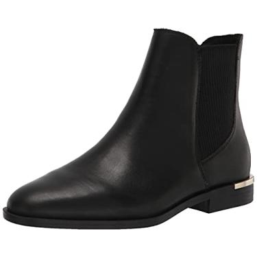 Imagem de NINE WEST Bota feminina Ágata Chelsea, Couro preto, 8