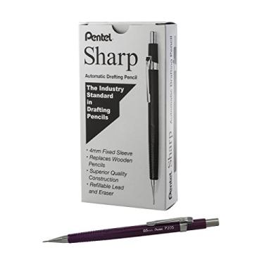Imagem de Pentel Lapiseira afiada, (0,5 mm), corpo roxo metálico, caixa com 12 (P205MV)
