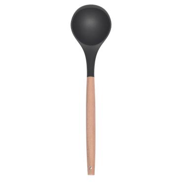 Imagem de Concha De Feijão Para Cozinha Silicone Bambu 32cm