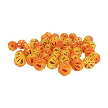 Imagem de Cuque Bola para animais de estimação, brinquedo atraente bola para animais de estimação 50 peças de plástico com sino para caçar