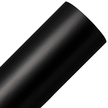 Imagem de Vinil Adesivo Envelopamento Geladeira Preto Fosco Lavável 2mx60cm