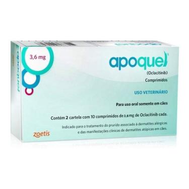 Imagem de Apoquel 3,6 mg para Cachorro 20 Comprimidos - Zoetis