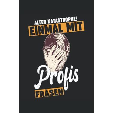 Imagem de EINMAL MIT PROFIS FRÄSEN: Notizbuch mit 120 linierten Seiten DIN A5