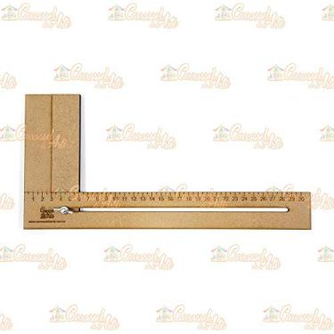 Imagem de Régua para Cabelo de Boneca Mdf 30 cm