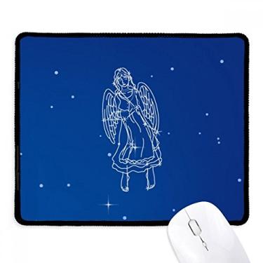 Imagem de Tapete de borracha para jogos Star Universe com padrão de constelação Virgem