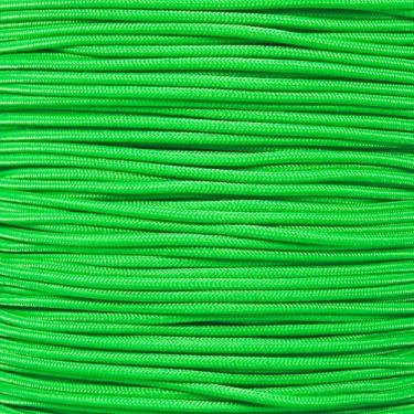Imagem de Corda Paracord Tática de Náilon de 5 Fios West Coast 275-LB Resistência à tração – 2,38 mm, Neon Green, 50 Feet