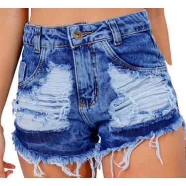 Imagem de Shorts Jeans Feminino Chefão Preto - Fort Moda