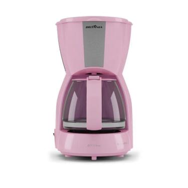 Imagem de Cafeteira Britânia Inox Rosa 15 Xícaras 800W 127V