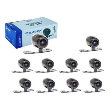 Imagem de Kit 10 Câmera De Ré/Frontal Roadstar Univ.2x1 (Borboleta e Furar) - RS201BR