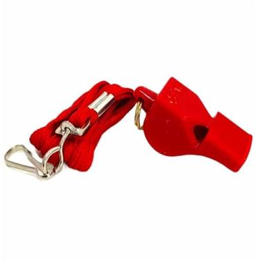 Imagem de Apito Com Cordão Tipo Fox 100db Blessed (Vermelho)