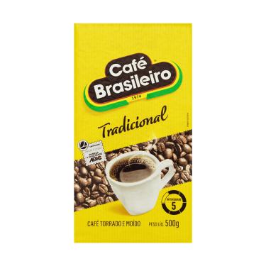 Imagem de Café Torrado e Moído Café Brasileiro Tradicional a Vácuo 500g