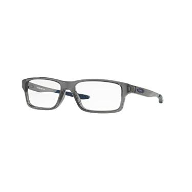 Imagem de Armação de óculos de grau Oakley Youth Kids' OY8002 Crosslink XS Square, lente cinza polida fumê/demo, 49 mm