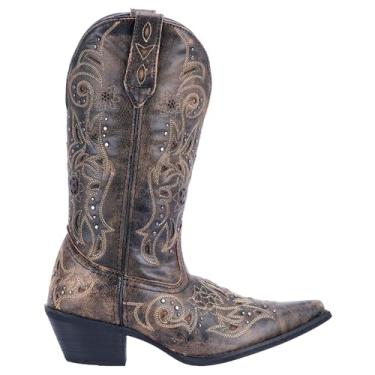 Imagem de Laredo Bota Country Feminina, Preto, bronze, 6 Wide