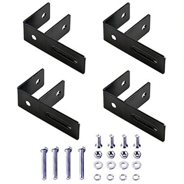 Imagem de Roykaw Moldura de apoio de braço para carrinho de golfe - não é necessária perfuração/adequada para moldura quadrada de 2,5 cm