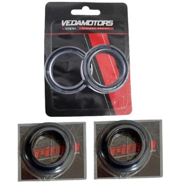 Imagem de  Retentor Bengala Xtz 125 Dt 180 Tdm 225 + Guarda Pó Par