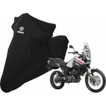 Imagem de Capa Para Proteger Moto Yamaha XT 660 Z Ténéré Com Logo (Preto)