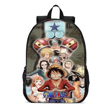 Imagem de Mochila Escolar Infanto Juvenil Anime One Piece Capitão Luffy Novidades 0313-Unissex