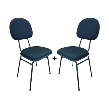 Imagem de HENVIFER, Kit 2 Cadeiras Secretária Estudos Sala, Quarto, Casa reunião