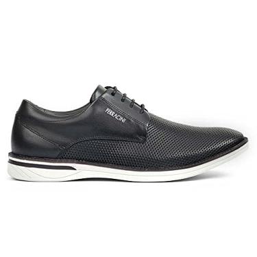 Imagem de Sapato Oxford Ferracini Monterrey Masculino, Gold Plus Preto, 41