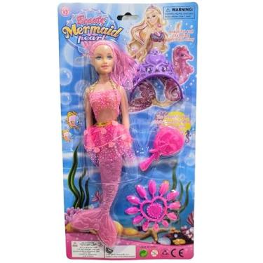 Imagem de Boneca Princesa Sereia + Acessorio Beatuty Mermaind Pearl - Princess Ariel Princesa Acessórios - PANAMI
