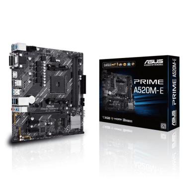 Imagem de Placa Mae Asus Prime A520-E Amd Am4 3Ger Ddr4 Matx - Prime A