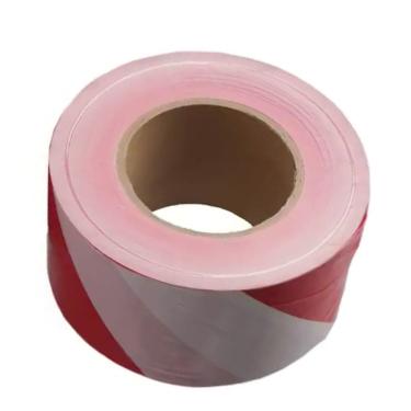 Imagem de Fita Sinalizaçao 100 Metros Zebrada Segurança Demarcaçao Area Restrita Proteçao Isolamento