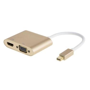 Imagem de Adaptador Mini Displayport HDMI 4K VGA 1080p Mini Dp MDP 4K - Bolaazul