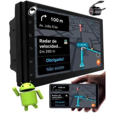 Imagem de Multimídia 7" Android Premium Plus + E-Tech 4GB + 64GB + Câmera de Ré
