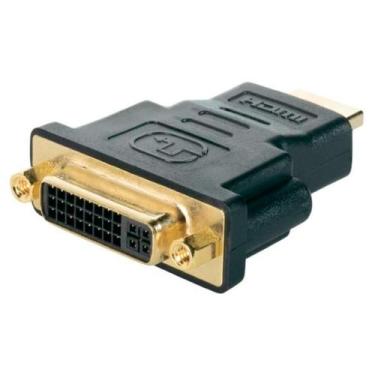 Imagem de Adaptador Conversor HDMI para DVI-I - Dual Link - 24+5 Pinos (HDMI M X
