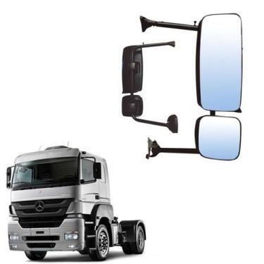 Imagem de Retrovisor Completo Mb Atego 2016 Ld C Desembaçador Eletrico - Globo
