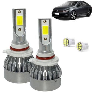 Imagem de Kit Super Led Virtus Farol Milha H11 20000 Lumens - LuxLed V10 Mini