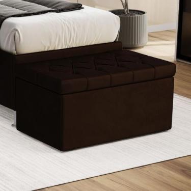 Imagem de Calçadeira Sagitarius 90 / N-027 Veludo Marrom Chocolate  - ARADECOR, 