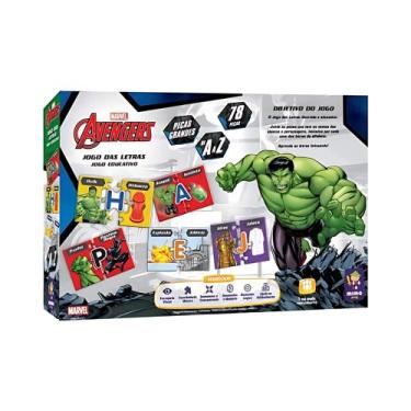 Imagem de Jogo Educativo das Letras Hulk Avengers 78 Peças Mimo Toys - 1996