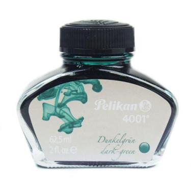 Imagem de Tinta Para Caneta Tinteiro Pelikan 4001 62,5ml Verde Escuro