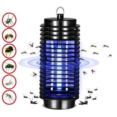 Imagem de Luminaria Repelente Mata Mosquito insetos Elétrico Armadilha - ZEM